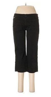 Burberry Black Capri Nova Check Detail Sz8