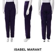 Isabel Marant Deep Purple High Waisted Pants