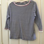 Ladies Rebecca Malone striped tee medium