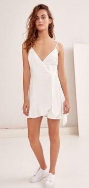 NWT The Fifth Label Soulmate Wrap Dress in Ivory