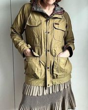 Vintage Penfield Utility Jacket Khaki Hooded Lined  Hiking Outdoor Gear Gopcore