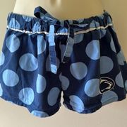 Penn State PSU Nittany Lion's Polka Dot Drawstring Shorts Size Small