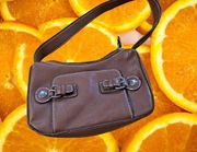 Tommy‎ Hilfiger Brown Micro Bag Purse Shoulder Bag with Buckles