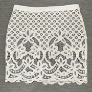 English Factory Lace mini skirt size medium