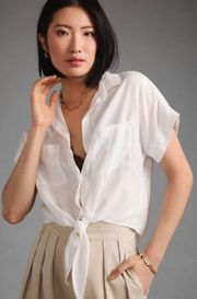 White Blouse Tank