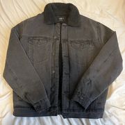 sherpa lined denim jacket 