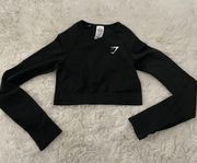 Long-sleeve Crop Top