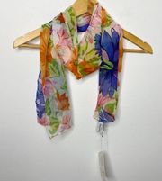 Vintage Diane VonFurstenburg  floral scarf
New with tags deadstock