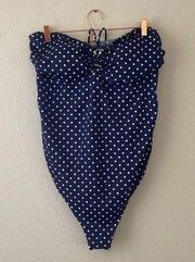 Motherhood maternity polka dot one piece