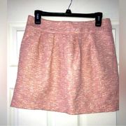 Zara Woman pink mini textured pencil skirt with pockets size‎ Medium