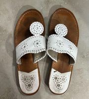 White Jack rogers sandals size 8