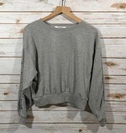 Project Social T Snap Sleeve Sweatshirt - Gray - S