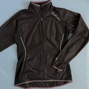 Water Repellent Black Packable Windbreaker Light Shell Jacket