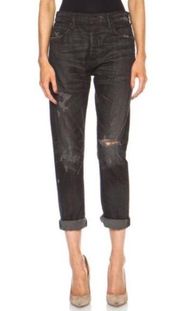 Citizens Of Humanity Corey Slouchy Destroyed Cropped Jeans