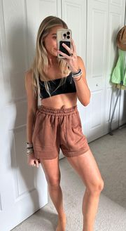 Brown Lounge Shorts