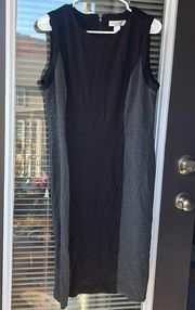 Black and Gray Pencil Dress