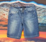 Earl jean blue bermuda shorts size 3