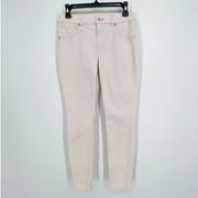 Ted Baker London Pastel Pink Skinny Jeans Womens Sz 28 Stretch Cotton Blend