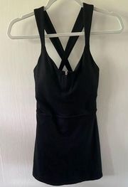 Alo Soft Showcase athletic dress color:black size: XS