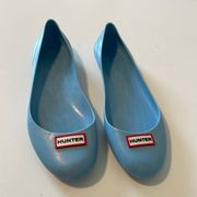 Hunter Romilly powder blue ballet flats sz 7/ 36