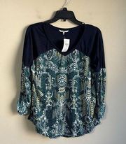 NWT bke blouse L