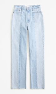 NWT Abercrombie Curve Love 90s Ultra High Rise Straight Jean