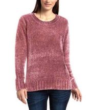 Orvis | Mauve Chenille Crewneck Knit Sweater Size Medium