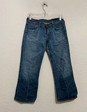 Citizens of Humanity Size 27 Kelly Low Waist Crop STRETCH Denim Jeans
