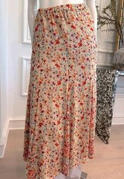 Coldwater Creek Floral Maxi Skirt