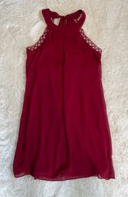 s Wine Red Dress Medium NWT