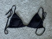 Black Triangle Bikini Top