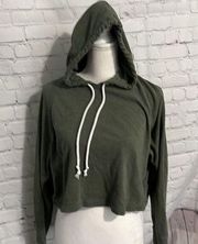 Divided - green Crop Hoodie - M