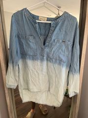 Cloth & Stone Anthropologie Chambray Top
