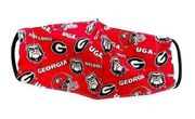 G Georgia university Bulldog Face cover Unisex