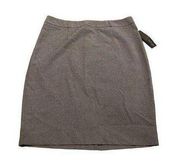 Apt 9 gray pencil skirt Size 8 NWT