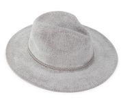 A Timeless Classic Grey Fedora Hat