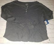 𝅺NWT Arizona Jean Co Jrs Size XXL Long Sleeve Shirt