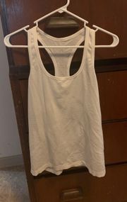 Lululemon Size 8  White Swiftly Tank