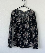 Floral Henley Top