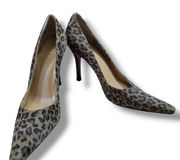 Stuart Weitzman Shoes Size 8.5 N Pump 4"in Heels Leopard Print Pumps Heels Suede