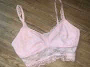 Co. Lacy Baby Pink Bralette