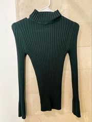 Forest Green Turtleneck Sweater