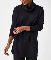 SPANX AirEssentials Turtleneck Tunic in Very Black Size Large