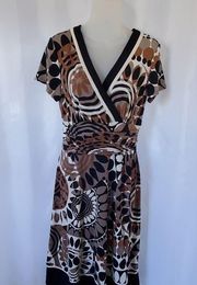 Sandra Daren printed dress size 12