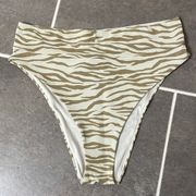 Aerie High Cut Cheeky swim bottoms size Large