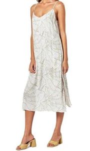 Charlie Holiday Zen Womens Printed Adjustable Straps Midi Dress