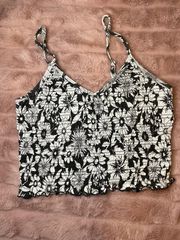 Outfitters Floral Ruffed Top