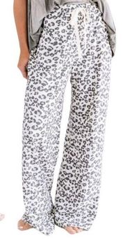 NEW Women’s Drawstring Waist Leopard print Lounge / Pajama Pants Size Small