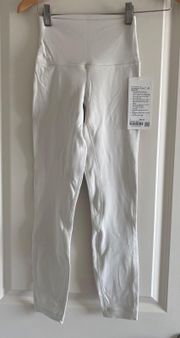 Lululemon Align HR Womens Legging 25” Color Bone White Size 2 New