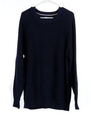 Lands'End  Drifter Navy Crewneck Sweater Men's XL